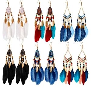 6 Pair Feather Dreamcatcher Earrings NWT
